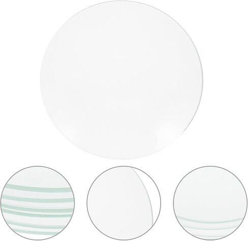 jojofuny 10pcs Transparent Laboratory Watch Glass Chemical Experiment Evaporating Dish Beaker Cover Glass Surface Dish for School Science in Kuwait