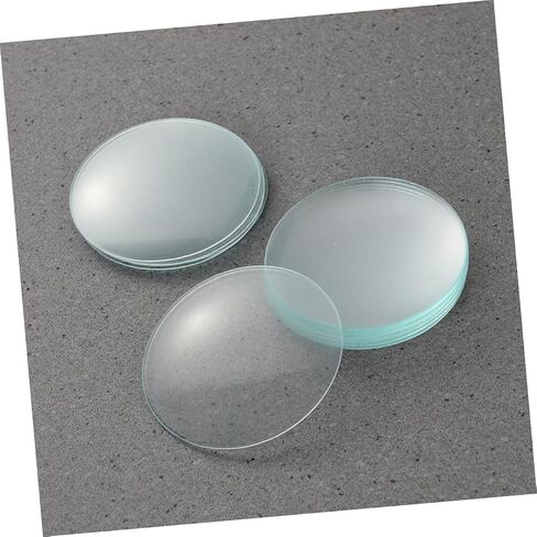 10pcs Laboratory Beaker Covers High-Grade Glass Watch Glasses Transparent Chemistry Lid for Sample Storage and Liquid Mixing in Science Labs in Saudi Arabia