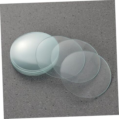 10pcs Laboratory Beaker Covers High-Grade Glass Watch Glasses Transparent Chemistry Lid for Sample Storage and Liquid Mixing in Science Labs in Saudi Arabia