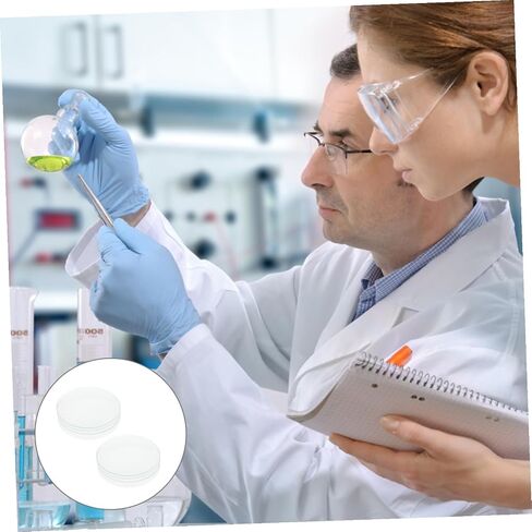 10pcs Transparent Laboratory Watch Glass for Chemical Experiments Multi-Functional Evaporating Dish and Beaker Cover Glass Surface Dishes for School Science and Testing in Saudi Arabia
