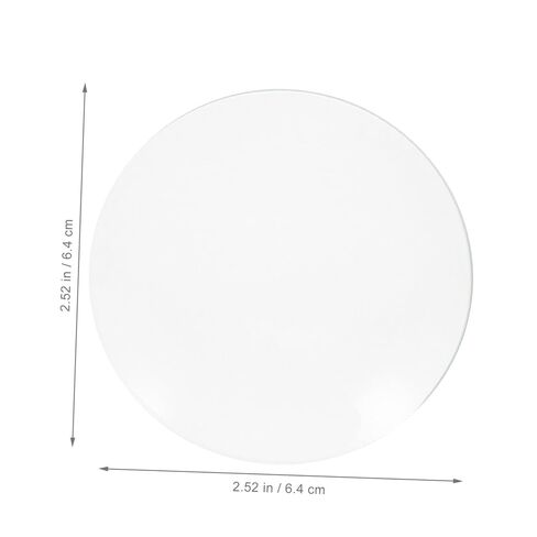 10pcs Transparent Laboratory Watch Glass for Chemical Experiments Multi-Functional Evaporating Dish and Beaker Cover Glass Surface Dishes for School Science and Testing in Saudi Arabia