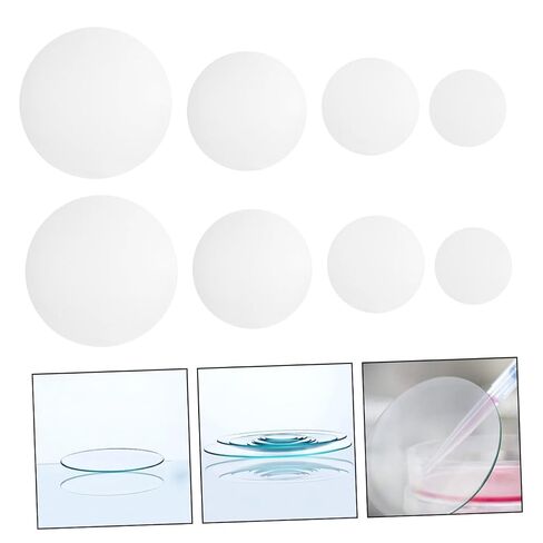 8pcs High Borosilicate Glass Beaker Covers with Polished Edges Watch Glass Replacement for Laboratory Chemistry Class School Experiments in Saudi Arabia