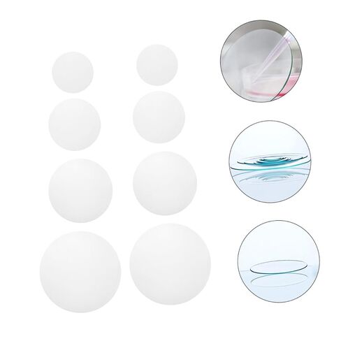 8pcs High Borosilicate Glass Beaker Covers with Polished Edges Watch Glass Replacement for Laboratory Chemistry Class School Experiments in Saudi Arabia