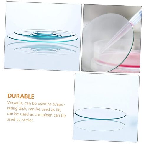 8pcs High Borosilicate Glass Beaker Covers with Polished Edges Watch Glass Replacement for Laboratory Chemistry Class School Experiments in Saudi Arabia