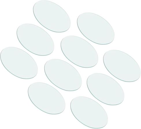 10pcs Laboratory Watch Glass Beaker Covers Transparent Smooth Glass Plates with Ground Edges for Evaporation and Sample Holding in Science Labs in Saudi Arabia