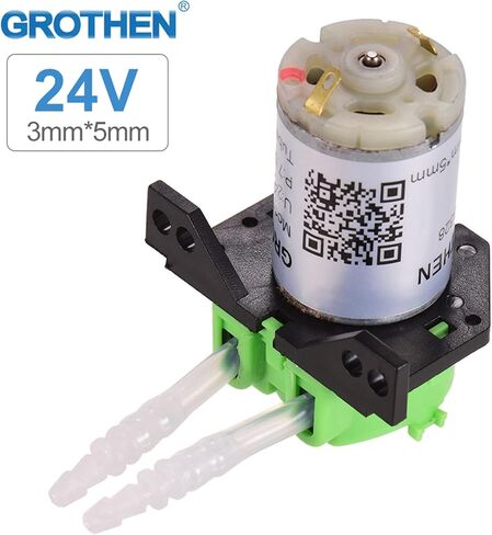 مضخة الجرعات Karlak GROTHEN DC 24V مضخة تمعجية لتحليل التجارب، مادة ABS in Kuwait