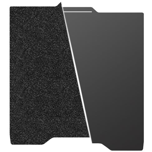 سرير HSdaDeve Creator 5 ذو لوحة بناء مزدوجة الجوانب ومطبوع بطباعة ساخنة | 256X256MM PEI PEO Sheet Spring Steel منصة مرنة طباعة خالية من الغراء للوحة Flashforge Creator 5 Pro (PEO + Debris) in Kuwait