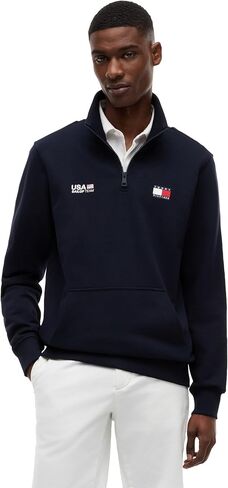 تومي هيلفيغر للرجال Tommy X Us Sailgp Team Flag ربع سحاب in Kuwait