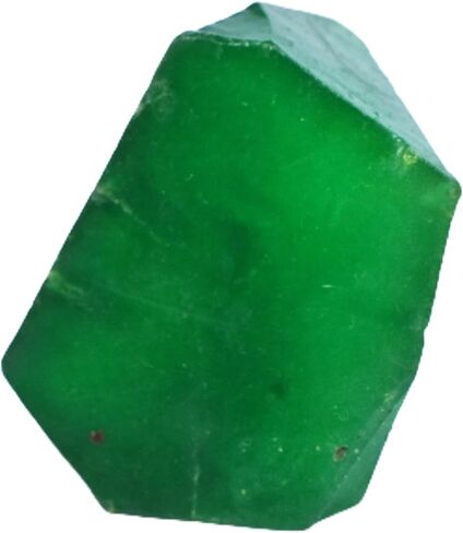 CERTIFIED Uncut Rough 343.25 Ct Earth Mined Green Emerald Loose Natural Gemstone in Kuwait