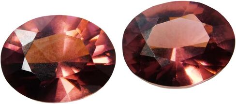 Natural Sapphire Padparadscha Oval Shape 20 Ct CERTIFIED Loose Gemstone Pair in Kuwait