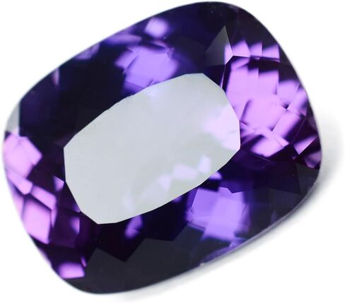 12.55 Ct Natural Tanzanite Purple CERTIFIED Rare Loose Gemstone Cushion Cut in Kuwait