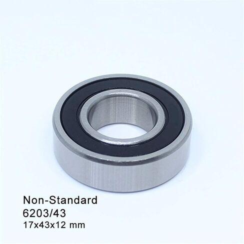Power Transmission Products 6203/43 2RS Non-Standard Deep Groove Ball Bearings 17x43x12mm ABEC-1 Bearing Ball Bearings in Kuwait