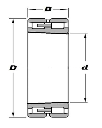 1 قطعة تحمل NN3034K SPW33 3182134 170x260x67 NN3034 3034 محامل in Kuwait