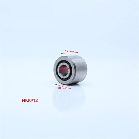 محامل إبرة NKI6/12 محامل إبرة أسطواني 6x16x12mm طوق صلب محامل إبرة مع الحلقة الداخلية NKI 6/12 محامل in Kuwait