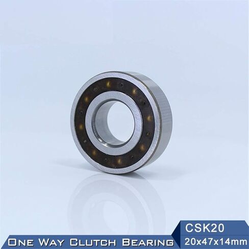 محامل إبرة CSK20 1 قطعة براثن تحمل اتجاه واحد بدون Keyway 20X47X14mm زيت مضاد للصدأ CKK20 CSK6204 محامل قابض العجلة الحرة CSK204 in Kuwait