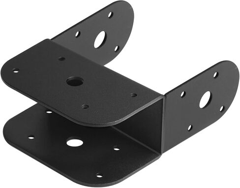 GBGS 6 Pack 13 Gauge Beam to Post Connector, 4x4 Post to 2x4 Beam Bracket,Black Top Tie Cap Bracket Structural Connectors for Decks Pergola in Kuwait