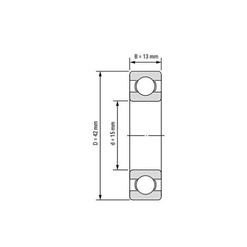 Power Transmission Products 6302 Bearing for Motorcycles Engine Crankshaft ABEC-3 P6 6302 Open Deep Groove Ball Bearings Without Grease 154213 mm Ball Bearings in Kuwait