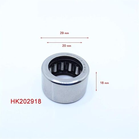 Needle Roller Bearings HK202918 RS Drawn Cup Caged Needle Roller Bearings with Open End HKS HK202918RS Bearing Size 20x29x18mm Bearings in Kuwait