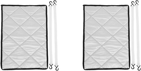 Thermal Insulation Blanket Cover for Food Transport 2-Pack Insulated Food Box Covers with Fixing Straps Lightweight Blanket for Takeaway Bbq Night Market Use Keep Warm and Fresh in Kuwait