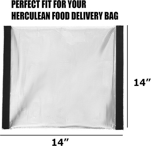 Herculean Premium Insulated Food Delivery Bag, Extra Divider, Hard Bottom Reinforcement Bundle in Kuwait