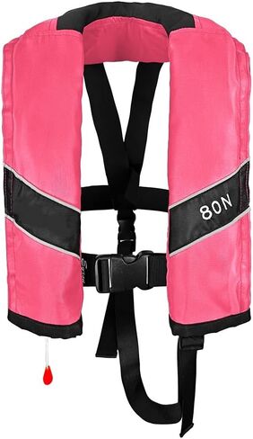 Automatic Inflatable Life Jacket, Preserver PFD for Kids,Life Vest for Kid,Supports Weight up to 160 pounds(YSH725) in Kuwait