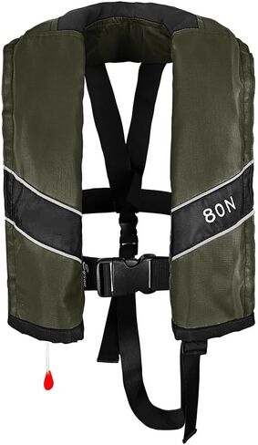 Automatic Inflatable Life Jacket, Preserver PFD for Kids,Life Vest for Kid,Supports Weight up to 160 pounds(YSH725) in Kuwait