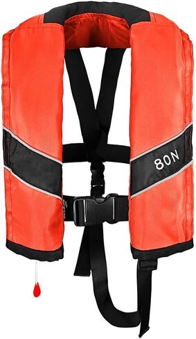 Automatic Inflatable Life Jacket, Preserver PFD for Kids,Life Vest for Kid,Supports Weight up to 160 pounds(YSH725) in Kuwait