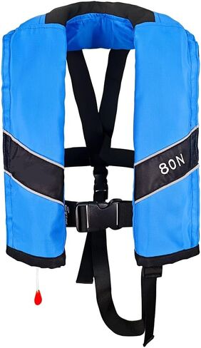Automatic Inflatable Life Jacket, Preserver PFD for Kids,Life Vest for Kid,Supports Weight up to 160 pounds(YSH725) in Kuwait