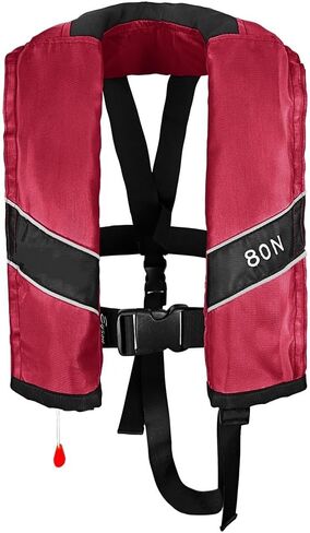 Automatic Inflatable Life Jacket, Preserver PFD for Kids,Life Vest for Kid,Supports Weight up to 160 pounds(YSH725) in Kuwait