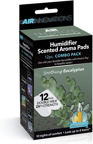 Air Innovations Relaxing Lavender Essential Oil Humidifier Aromatherapy Refill Pads 12 pack in Kuwait