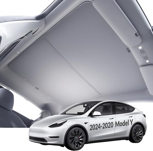مظلات سقف Tesla Model Y (مظلات سقف ومظلات نوافذ مثلثة) - ملاءمة دقيقة، لا ترهل in Kuwait