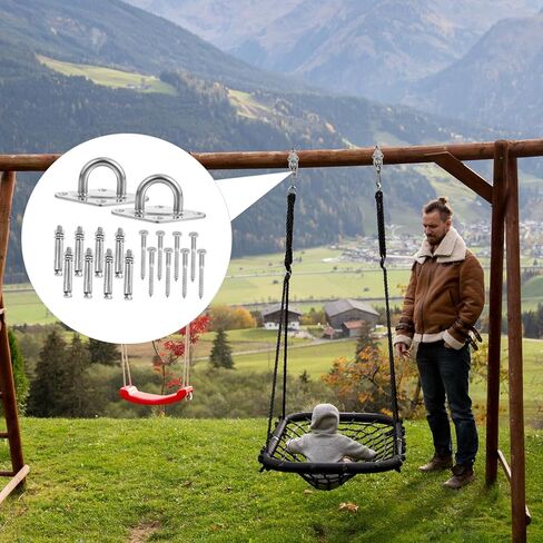 Vaguelly 304 الفولاذ المقاوم للصدأ M8 الماس على شكل قارب المربط هوك مرساة الثقيلة لأغطية الظل سقف جبل الأجهزة 2 مجموعات للاستخدام في الهواء الطلق والبحري in Kuwait