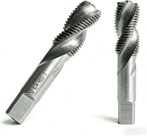 1PC HSS Steel 55 Degree G1/4"-19 BSPT Parallel British Standard Pipe Spiral Flutetap Machinetaps Right Hand in Kuwait