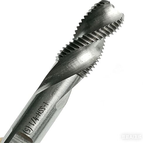 1PC HSS Steel 55 Degree G1/4"-19 BSPT Parallel British Standard Pipe Spiral Flutetap Machinetaps Right Hand in Kuwait