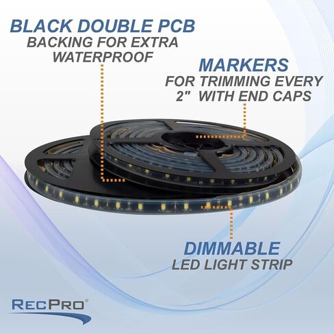 RecPro 20'-25' Blue LED Under Deck Lights | Pontoon Boat in Kuwait