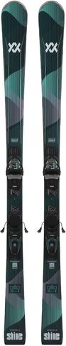 Volkl Shine 76 Women's All-Mountain Skis 2026 w/vMotion 10 GW Bindings - Lightweight Woodcore Construction for Beginner Skiers in Kuwait