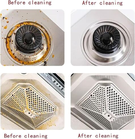 New Upgrade Kitchen Cleaner, Clean Up Kitchen Oil Stains Spray, Heavy Duty Kitchen Degreaser & Cleaner for Multi-Surface Cookware & Countertop, Clean Up Kitchens Oil Stains(240ml/8.45oz) in Kuwait