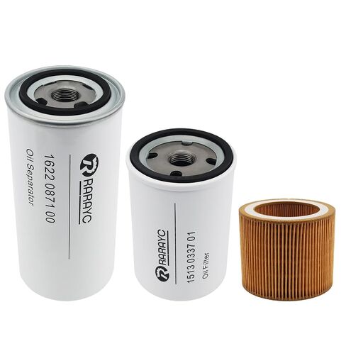 2901091900 Air Oil Compressor Filter Kit Compatible with Atlas Copco Compressor GX7, GX11, GA7, GA11 Replacement Part Number 622087100 1513033701 1613900100 in Kuwait