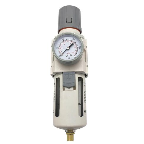 3/8 "NPT منظم ضغط فلتر الهواء كومبو فاصل المياه 0-150 رطل لكل بوصة مربعة لخط ضاغط الهواء استنزاف شبه تلقائي 5 ميكرون عنصر النحاس in Kuwait