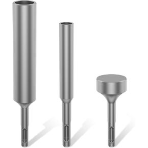 3PCS SDS Plus Ground Rod Driver Professional SDS Plus Ground Rod Bits Driver Socket One Piece Design for Commercial Industrial in Kuwait