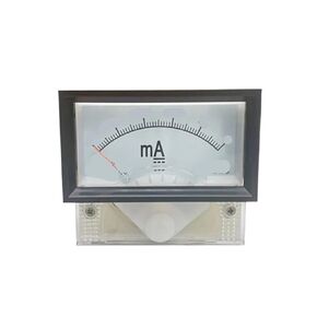 85C17-DC MA milliammeter Pointer Panel Square 70 * 40mm with Black Frame(100MA) in Saudi Arabia