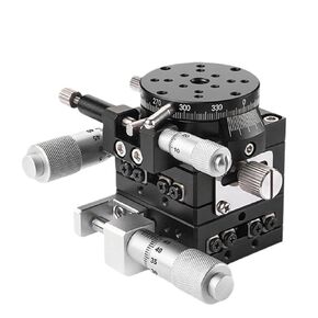 XYR Three-axis Horizontal Rotating Table Manual Sliding LS/LSP-40/60/80/90/100/125 1Pcs(LS40-CM) in Kuwait