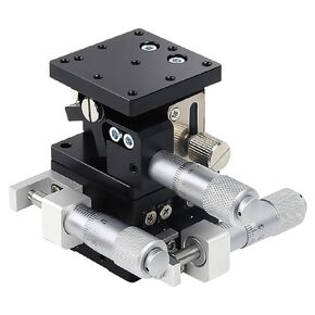 XYZ Axis 40 * 40mm LD40-LM/CM/-RM Station Manual Displacement Platform Sliding Table Linear Stage 1Pcs(LD40-LM) in Kuwait