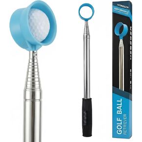 Golf Ball Retriever Telescopic 12Ft/9Ft, Press & Lock Grabber with Thickened Steel Shaft for Water Hazard, Pond, Mud & Deep Rough in Kuwait