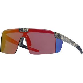 نظارات Piranha Eyewear Backcountry Flip Up Shield للرجال مع عدسات مرآة حمراء وتغطية محيطية in Kuwait