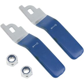 yukata Blue Stainless Steel Outside Faucet Handle(5 x 8 mm) Water Valve Handles Ball Valve Handle with nut for Garden Hoses, Water Pipes, Pumps, rain Boxes 1PCS in Saudi Arabia
