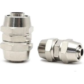 PU PG 4MM 6 8 10 12 14 16MM Straight Type Push In Fittings Pneumatic For Air Pipe Connector 1Pcs(8MM to 10MM) in Saudi Arabia