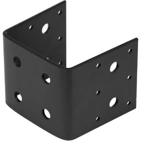 4 PCS 4x4 Post Base Bracket, 11 Gauge (1/8") Heavy Duty Half Post Base Joist Hanger for 4"x4" Wood Posts, Stainless Steel Inner Size 3.5", Deck Framing Support Connector for Pergola Gazebo Outdoor in Saudi Arabia