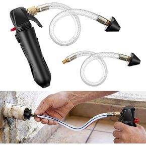 Dreyoo AC Drain Line Cleaner with 2 Flexible Hose (No Cartridges Included), Compatible with 16G Unthreaded CO2 Cartridges, AC Drains Line Unclogger Tool for A/C Condensate Lines, Clears HVAC Clogs in Kuwait