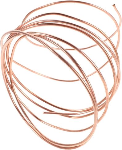 BESTYASH Pure Copper Tubing 1.6mm Od X 0.6mm Id Soft Drawn Copper Coil 5m Length Refrigeration Hvac for Industrial and DIY Applications in Kuwait